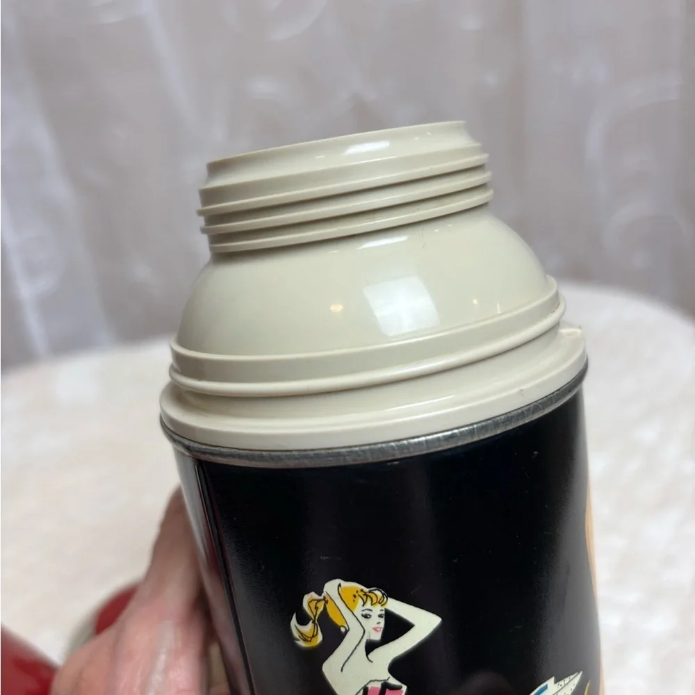 Vintage Barbie Thermos Bottle Mattel Inc, 1962